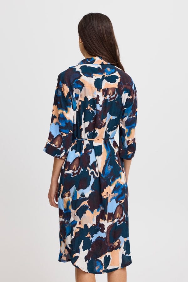 Fransa Printed Dress Multi
