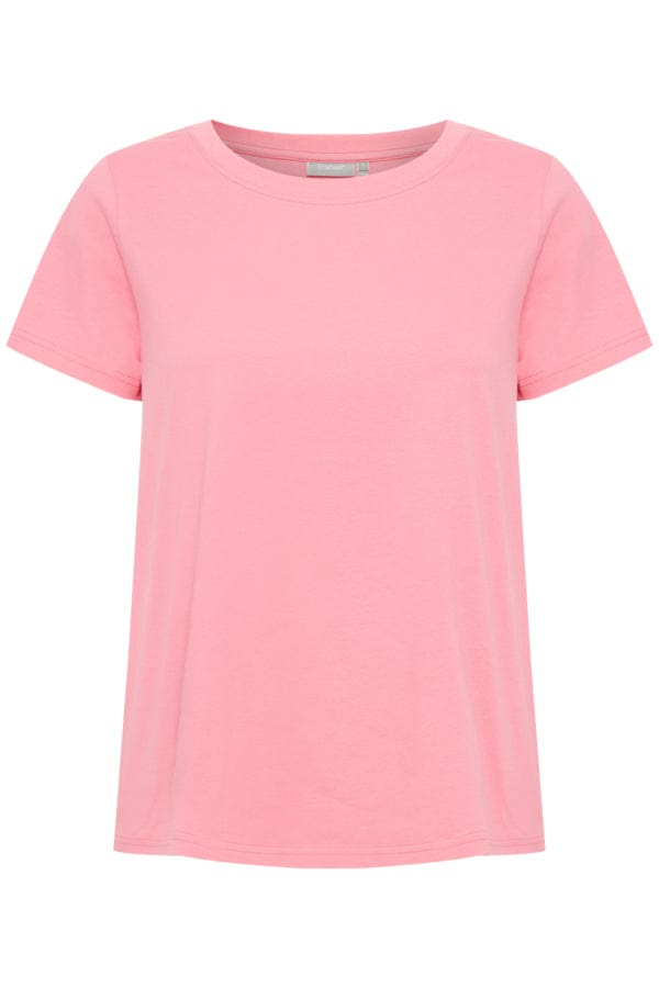 Fransa T Shirt Pink Carnation