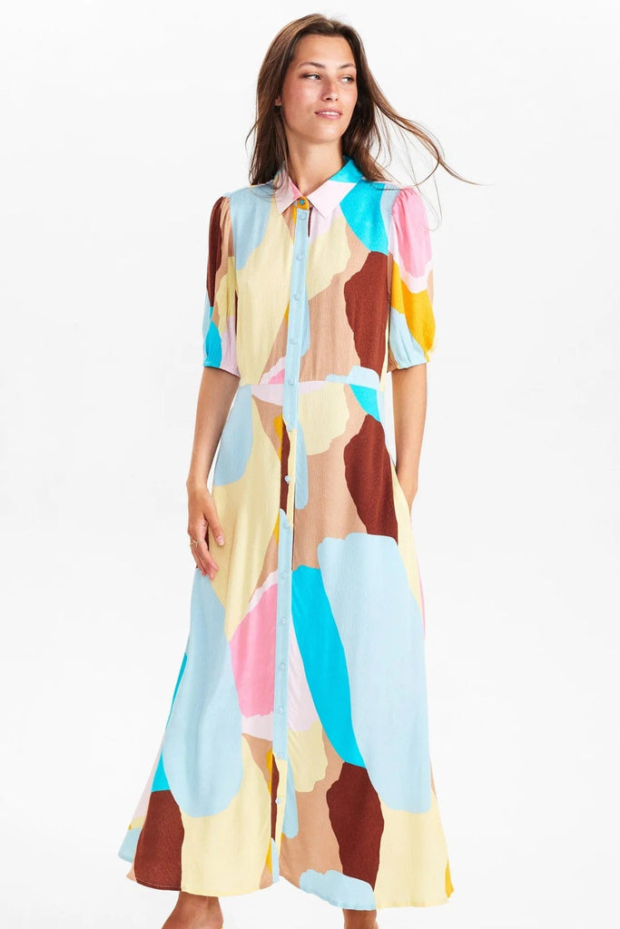 Numph Printed Maxi Dress Multi