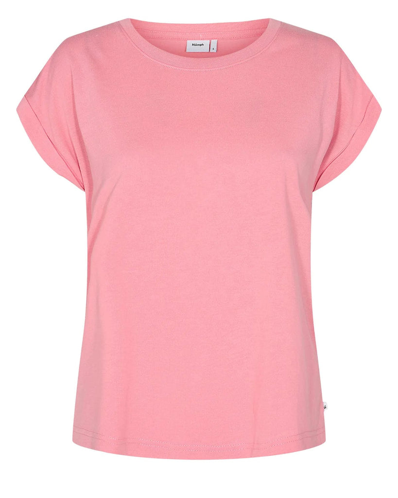 Numph Relaxed T Shirt Bubblegum Pink