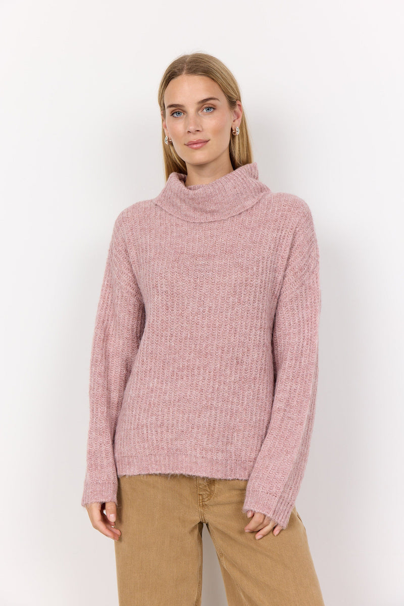 Knitting Pattern Basic Apparel Soya Sweater Knitted Jumper Pink