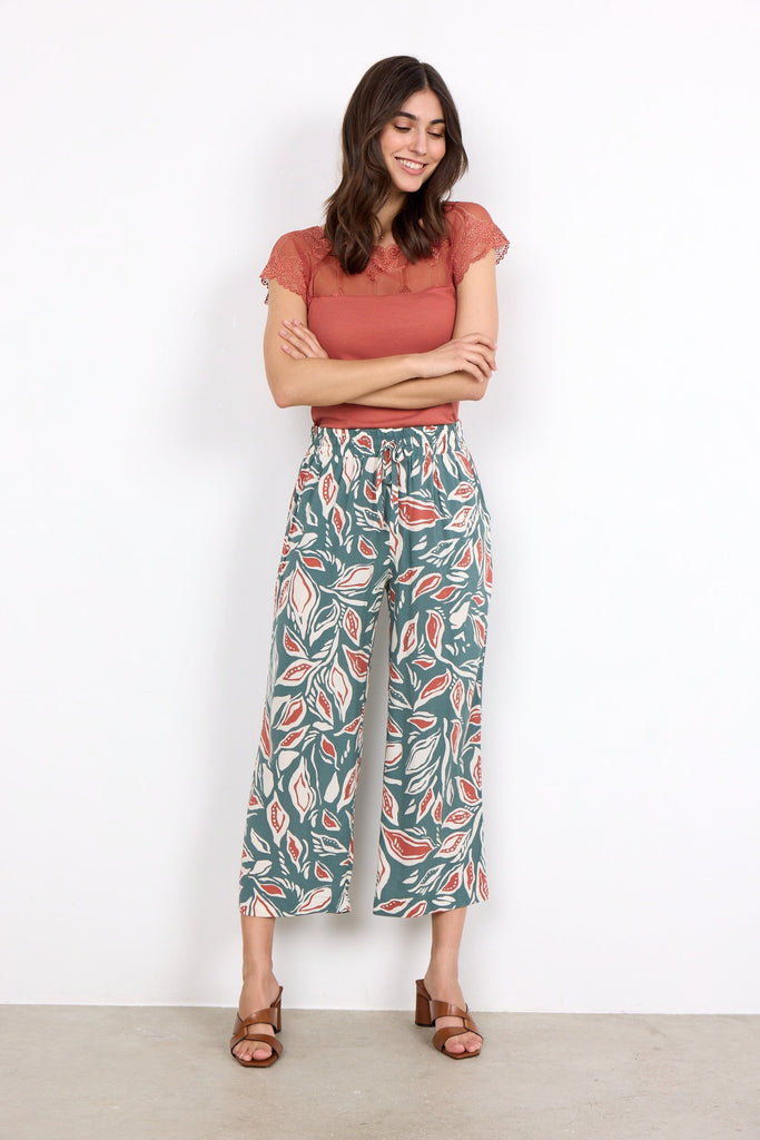 Soya Concept Printed Trousers Multi
