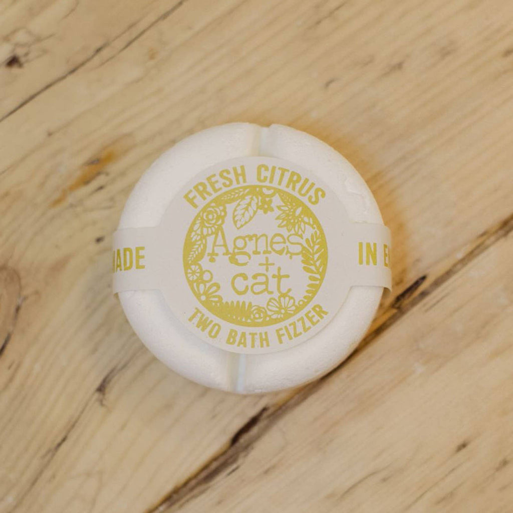 Agnes + Cat - 210g Bath Fizzer Fresh - Fresh Citrus