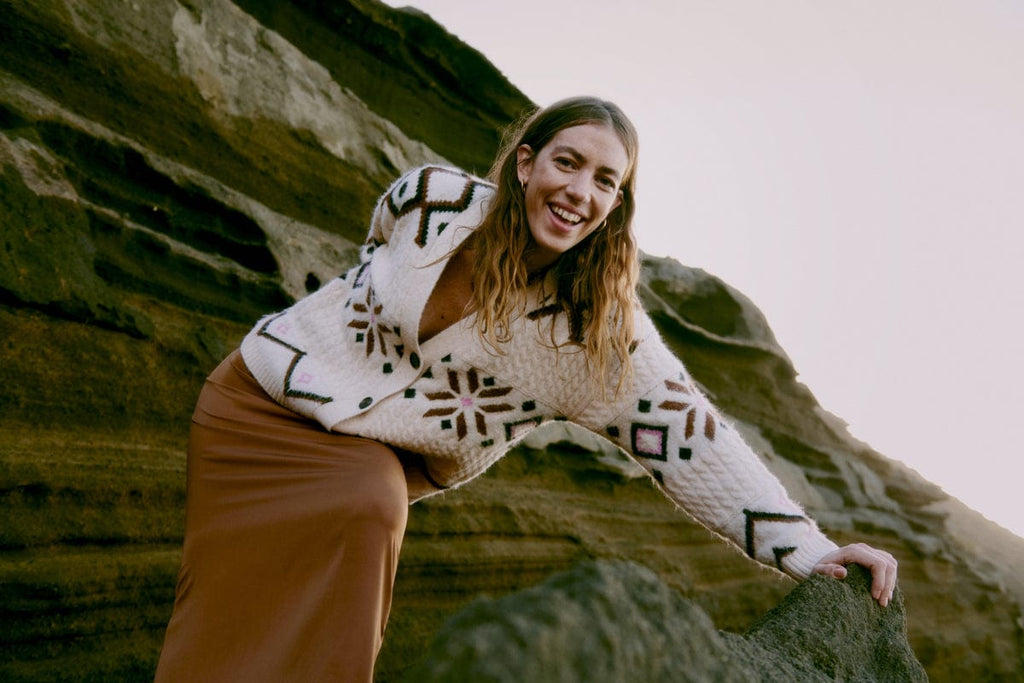 b young Cardigan Multi