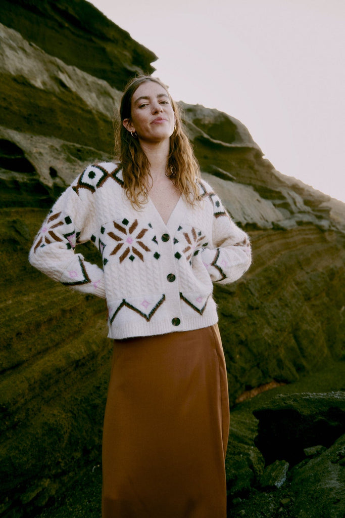 b young Cardigan Multi