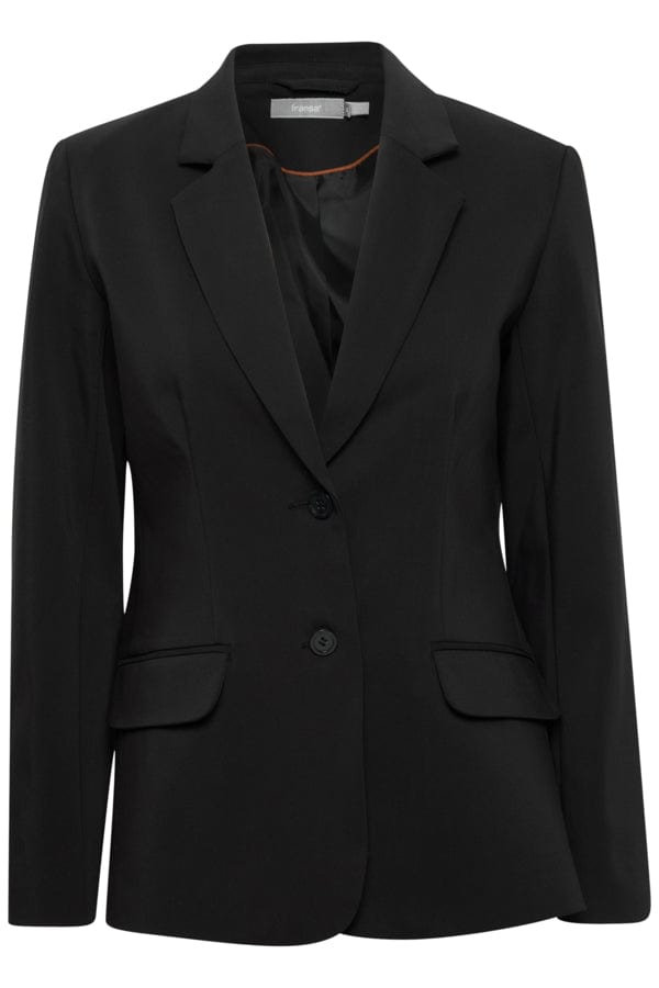Copy of Fransa Quilted Jacket Black