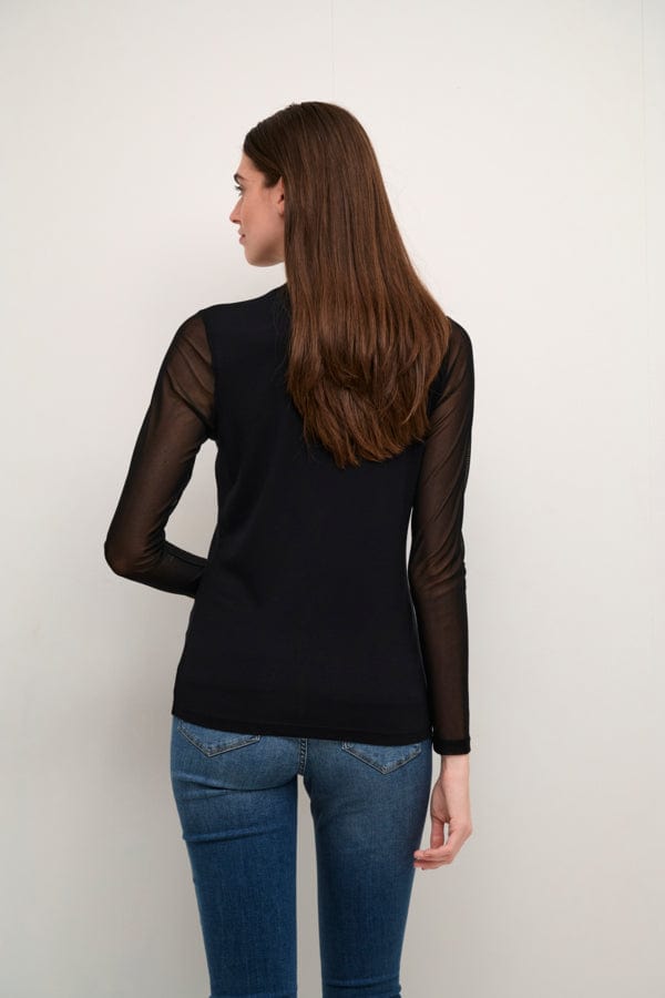 Culture Mesh Top Black