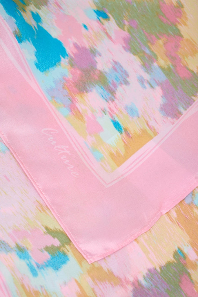 Culture Square Neck Scarf Various Prints