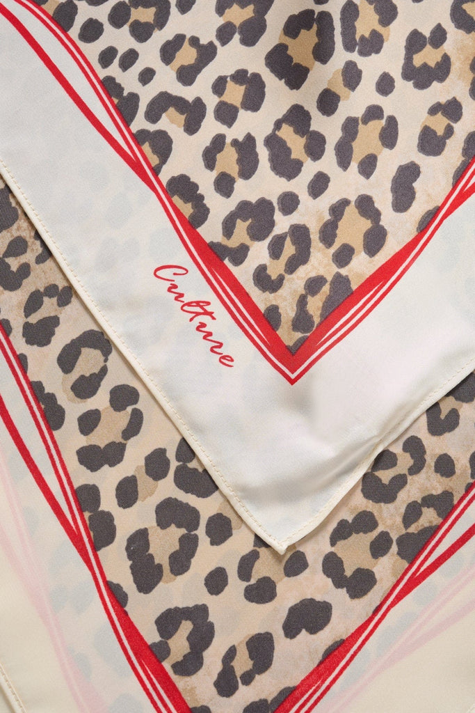 Culture Square Neck Scarf Various Prints