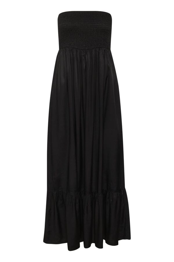 Culture Strapless Maxi Dress Black