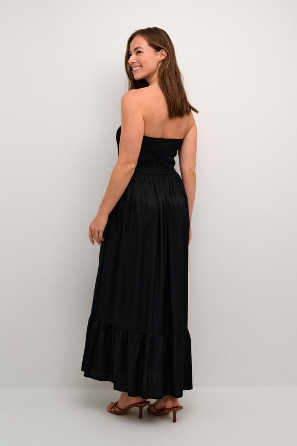 Culture Strapless Maxi Dress Black