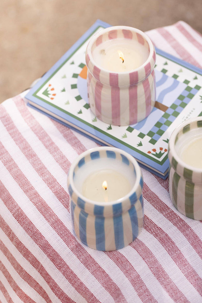 Designworks Collective - Paddywax Cabana Lavender Ceramic Candle - Grecian Sand