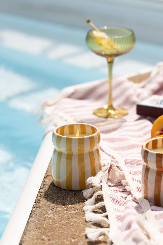 Designworks Collective - Paddywax Cabana Ochre Ceramic Candle - Gold Coast