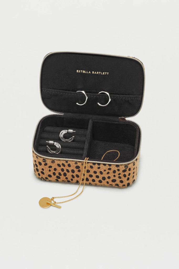 Estella Bartlett Mini Jewellery Box Cheetah Pony Effect