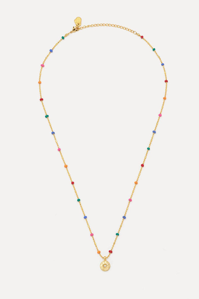 Estella Bartlett Rainbow Beaded Necklace