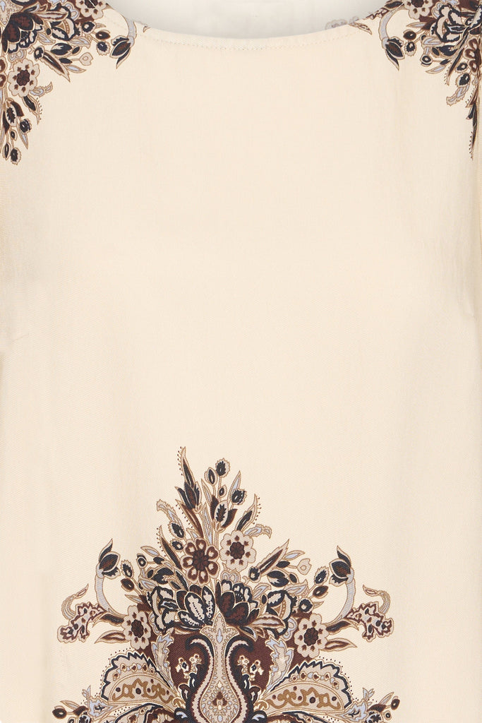 Fransa Blouse Ivory Multi