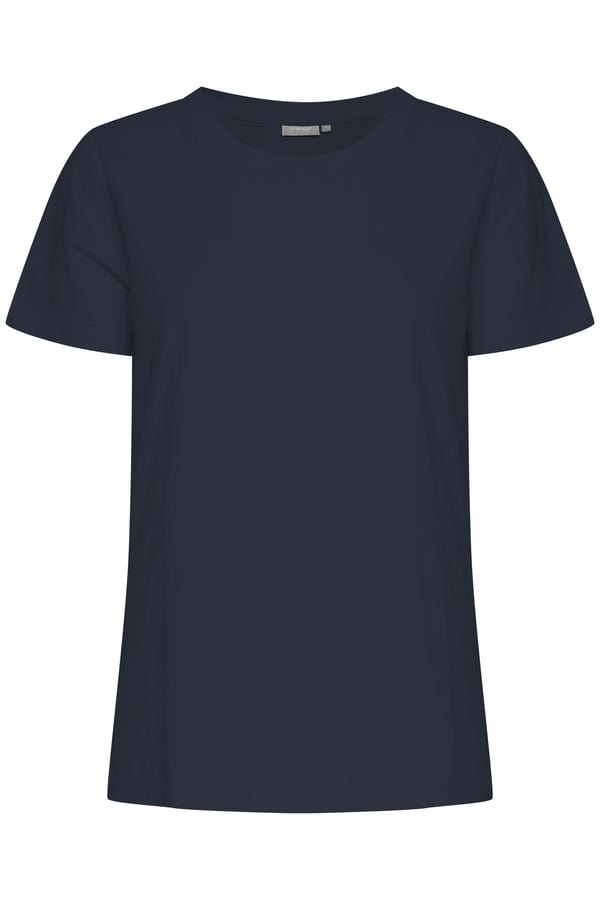 Fransa Cotton T-Shirt Navy