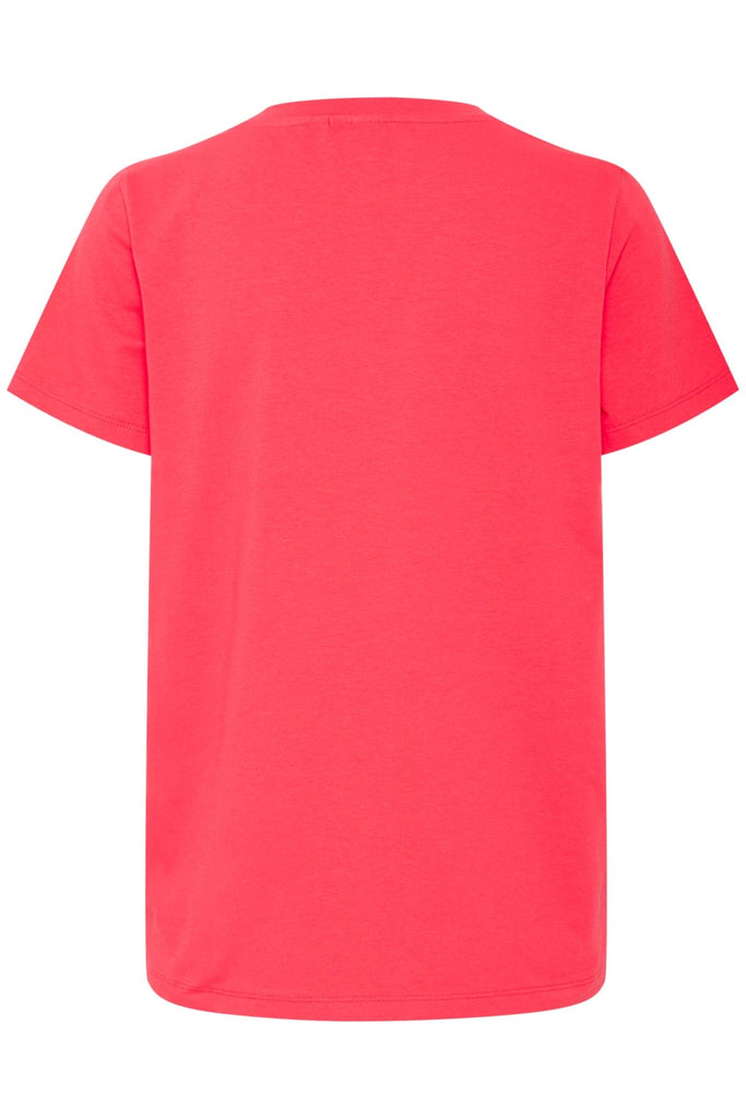 Fransa Cotton T Shirt Teaberry