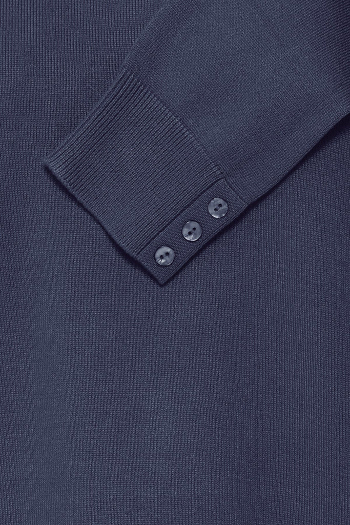 Fransa Fine Knit Jumper Navy
