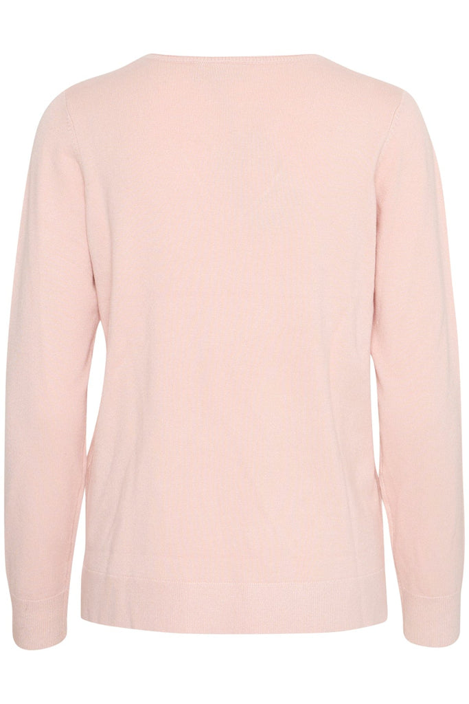 Fransa Fine Knit Jumper Pale Pink