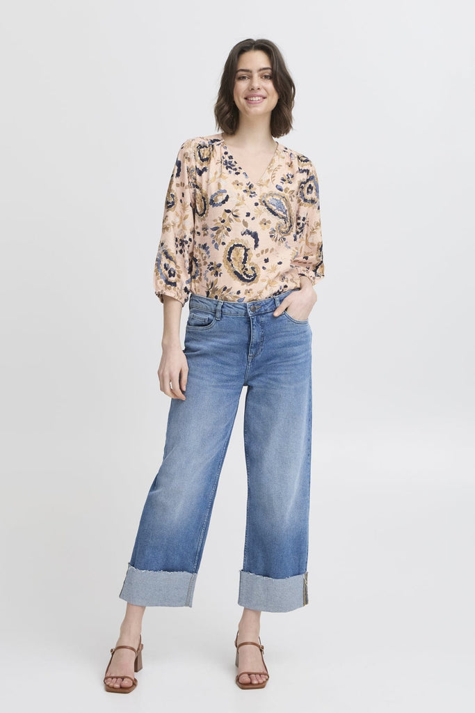 Fransa Floral Blouse Multi