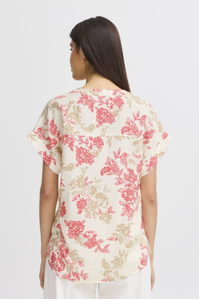 Fransa Floral Blouse Multi