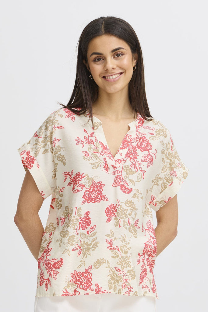 Fransa Floral Blouse Multi