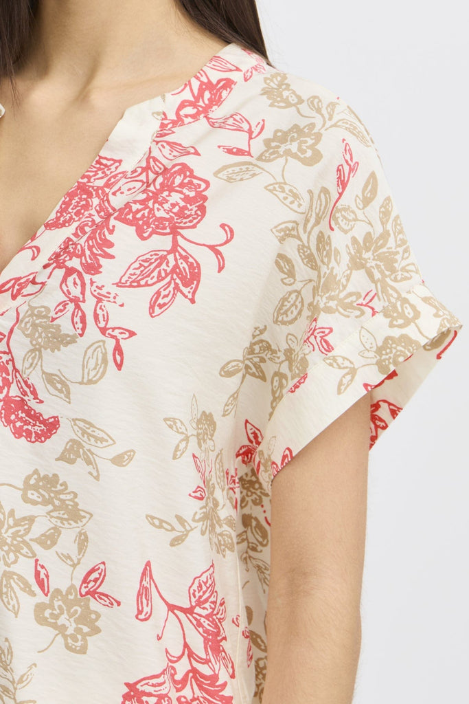 Fransa Floral Blouse Multi