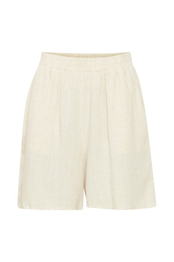 Fransa Linen Blend Shorts Birch