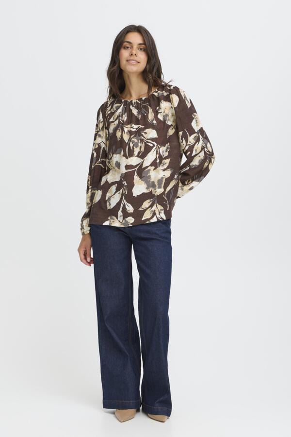 Fransa Printed Blouse Multi