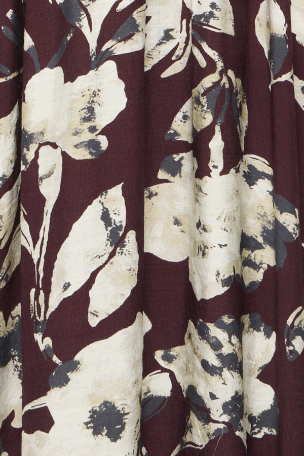 Fransa Shirred Midi Dress Multi