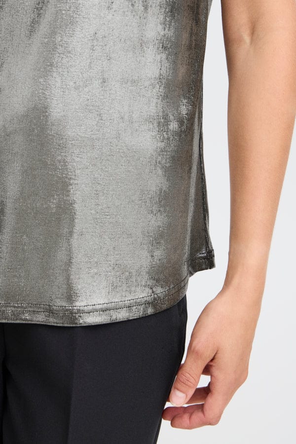 Fransa Slinky Top Gunmetal