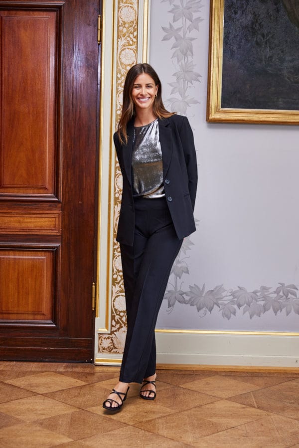 Fransa Slinky Top Gunmetal