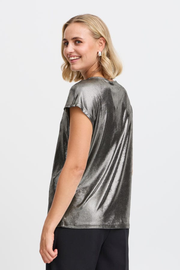 Fransa Slinky Top Gunmetal