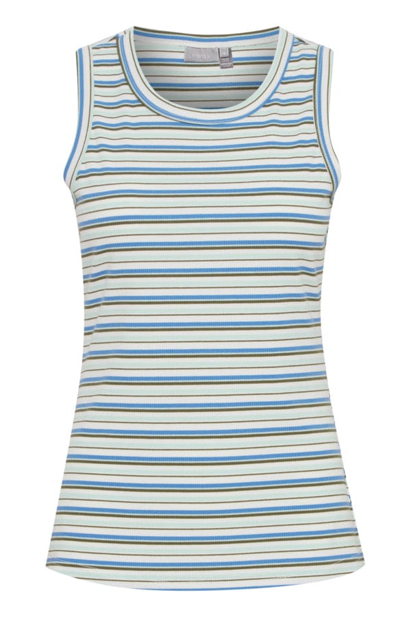 Fransa Stripe Vest Top Multi