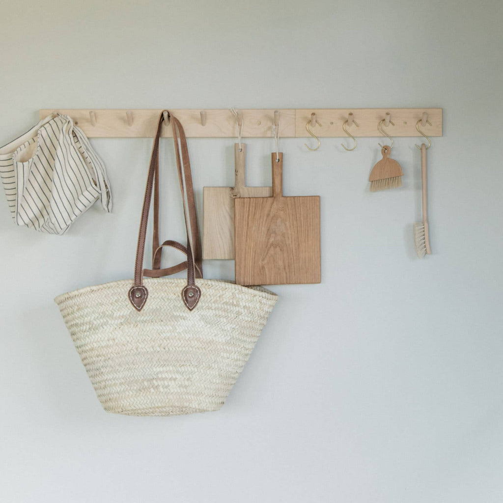 HandmadeBestSeller - STRAW BAG Handmade with leather - French market bag