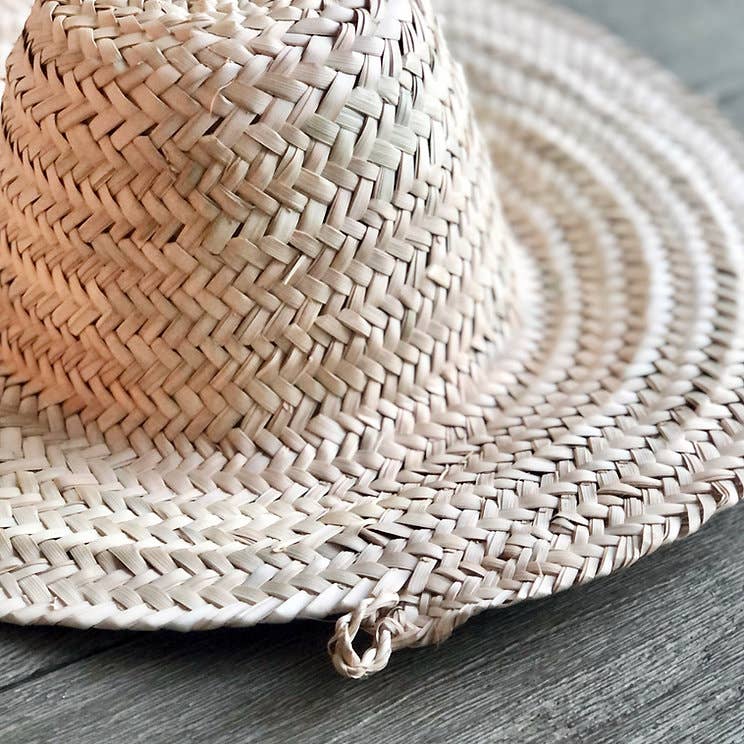 HandmadeBestSeller - Summer Beach Hat - Bridesmaid Gift, Bridal Party Hat-glit