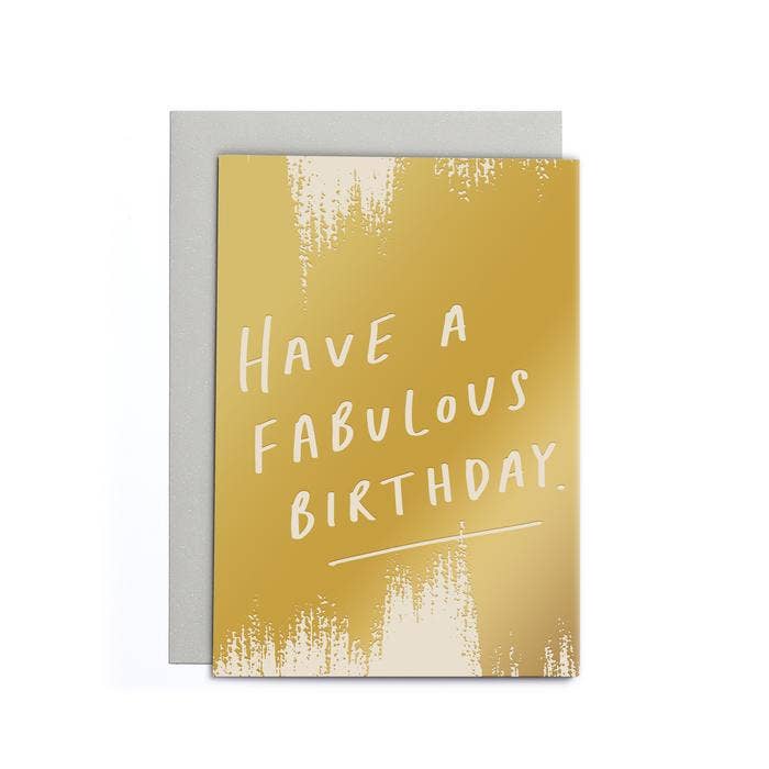 Fabulous Birthday Small Card - Birthday Card for Her