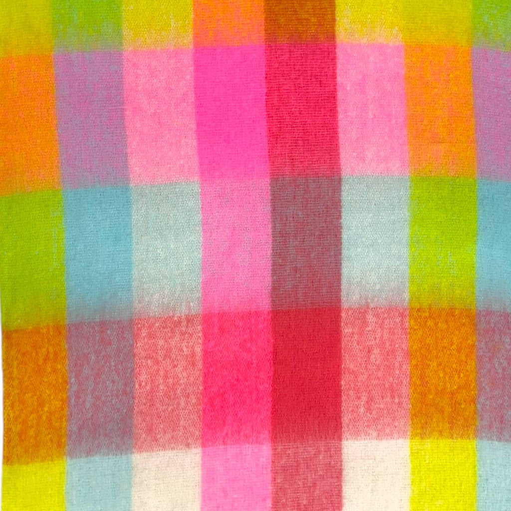 London Scarves - Extra Long multi fluffy blanket wool blend