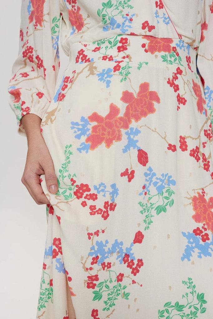 Numph Floral Midi Dress Multi