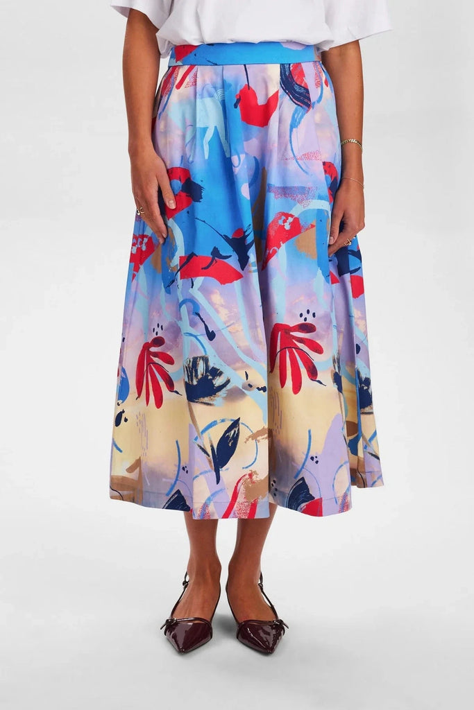 Numph Printed Skirt Multi
