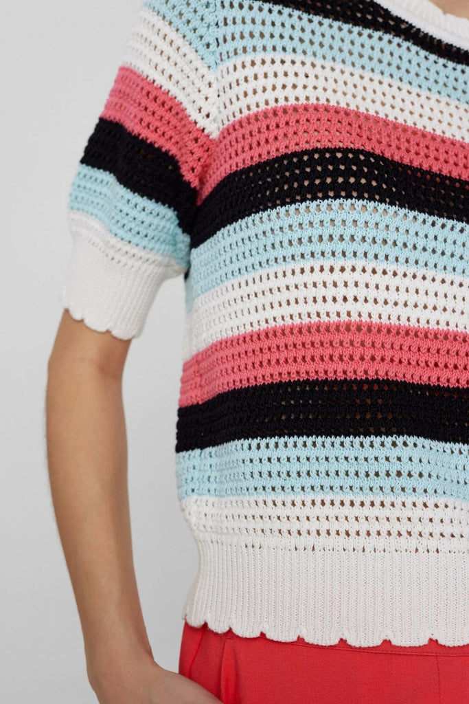 Numph Stripe Cotton Knit Multi