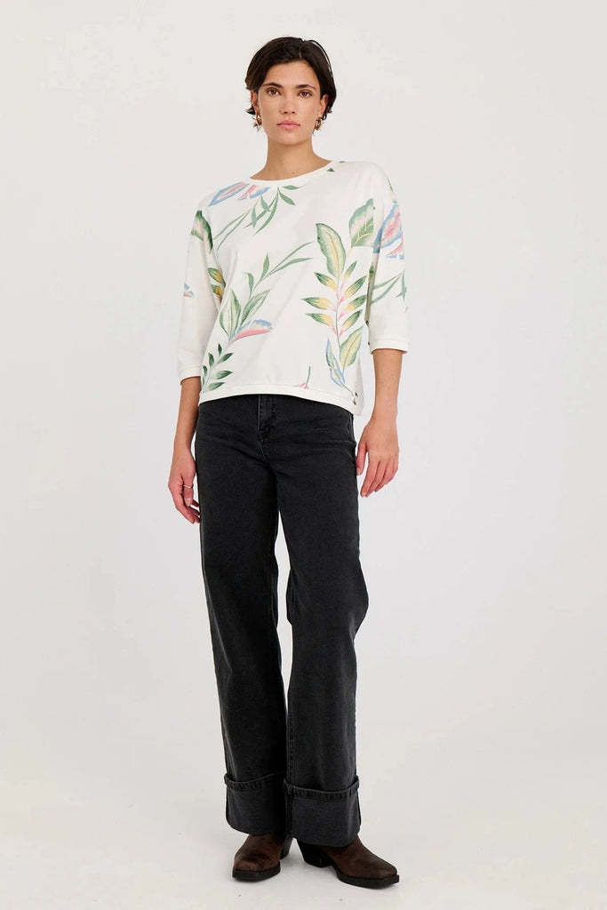 Numph Tropical Print Top Multi