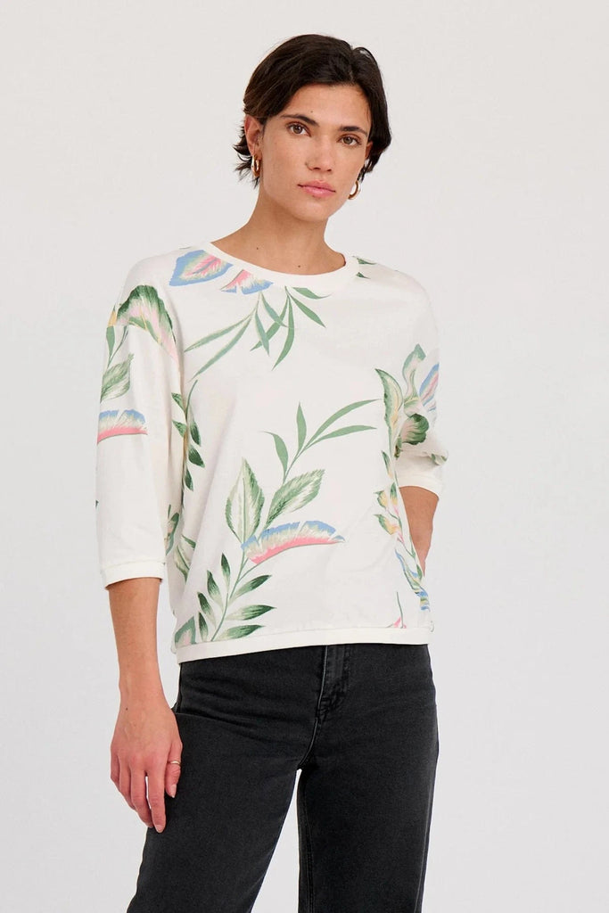 Numph Tropical Print Top Multi