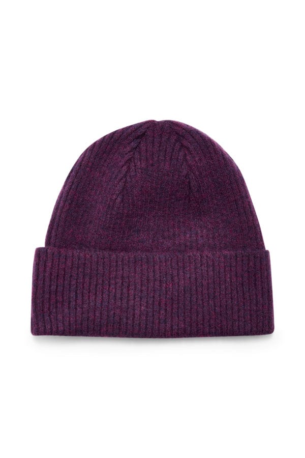 Saint Tropez Beanie Hat Purple
