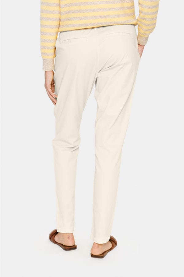 Saint Tropez Cotton Chinos Ice White