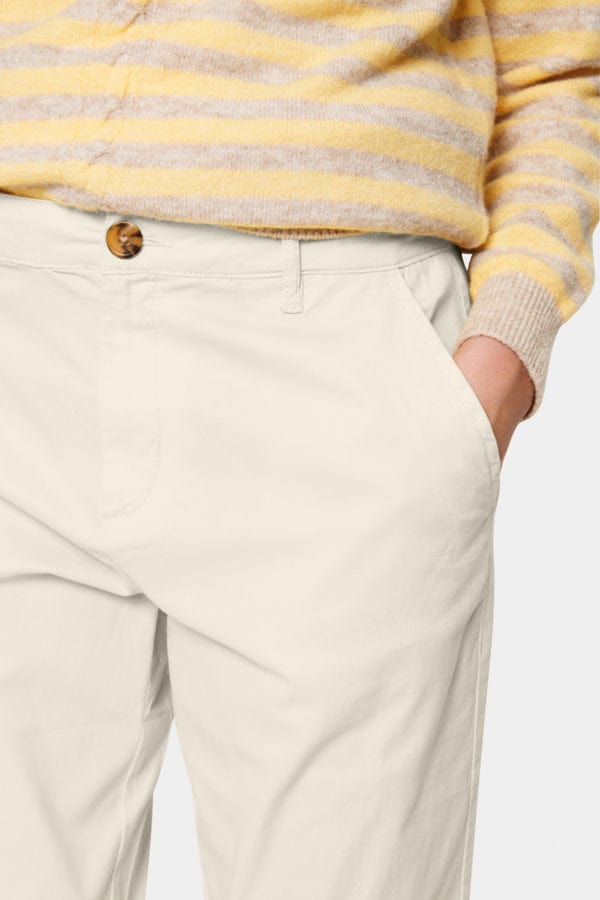 Saint Tropez Cotton Chinos Ice White