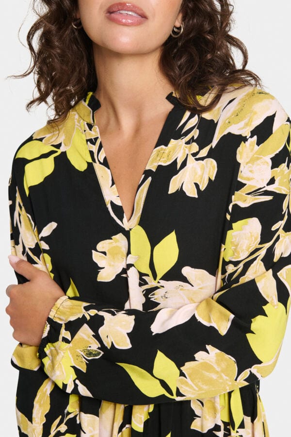 Saint Tropez Floral Tiered Dress Multi