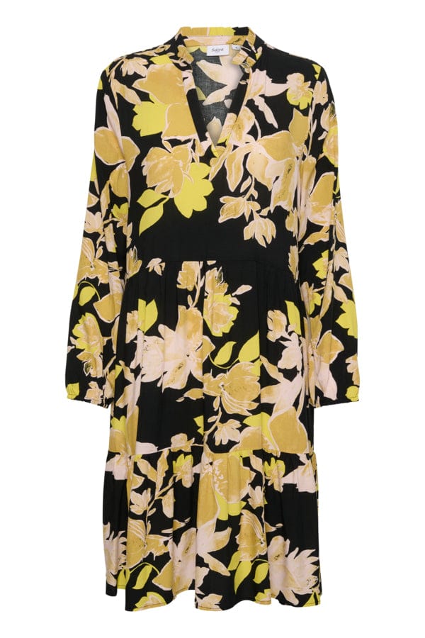 Saint Tropez Floral Tiered Dress Multi