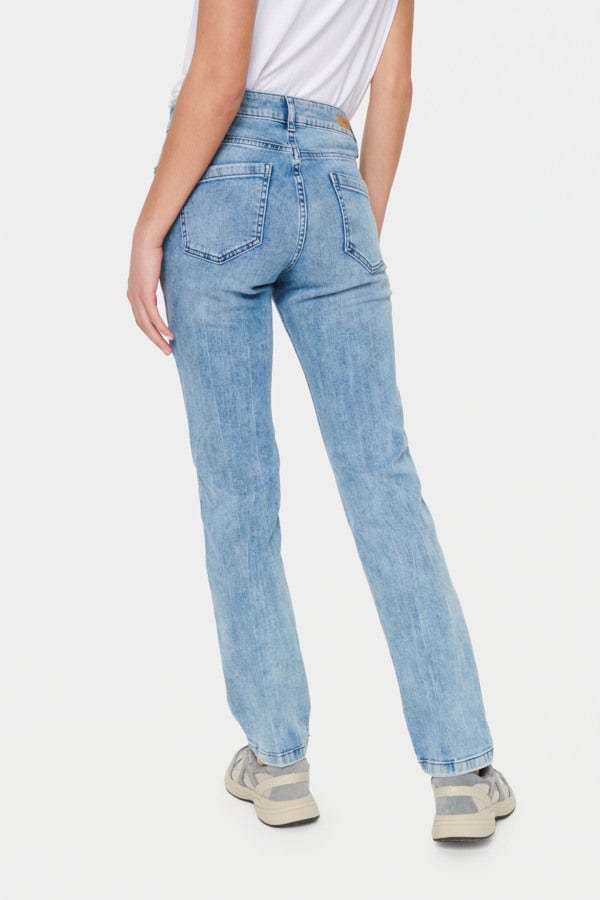 Saint Tropez Mom Jeans Medium Blue